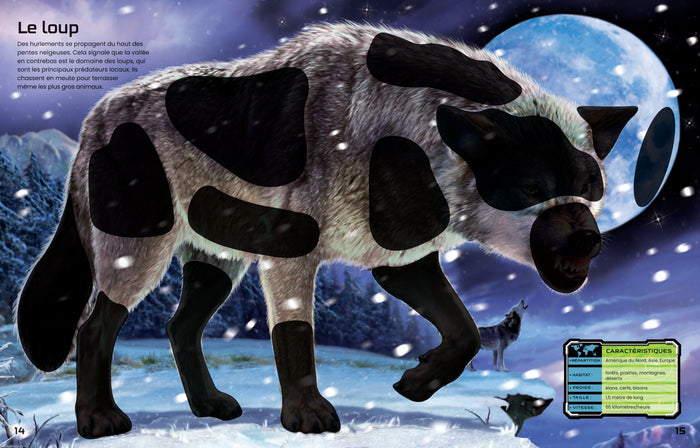 Construis tes animaux dangereux et tes animaux marins avec des autocollants