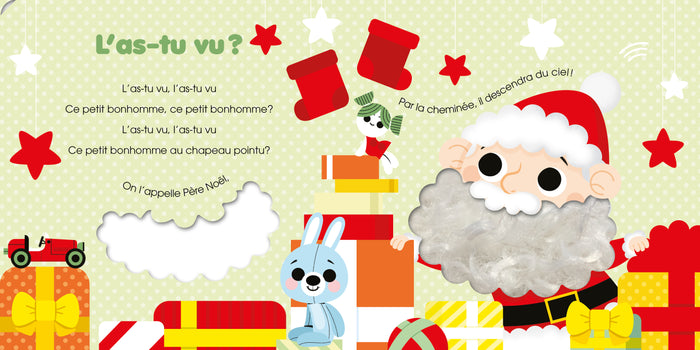 Mes premières petites chansons de Noël - Un livre sonore à toucher
