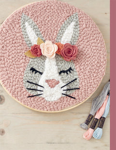 Adorables animaux en punch needle