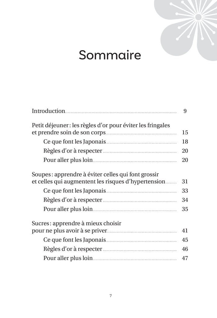 Les règles d'or de longévité et de bien-être des Japonais