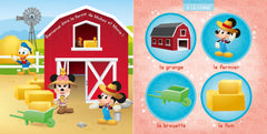 Disney Baby - Mes premiers pas - À la ferme - Imagier Puzzle 4 pièces