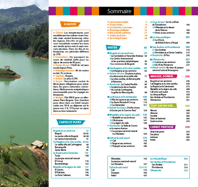 Guide evasion colombie