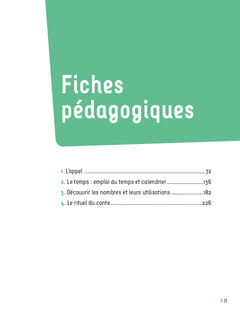 Enseigner les rituels en maternelle + ressources numériques