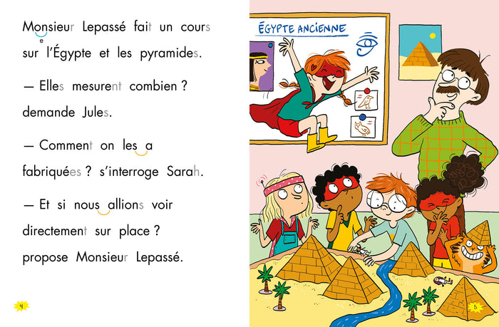 Les héros du CE1 - le mystère des pyramides