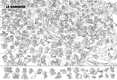 Mes coloriages cherche & trouve loup