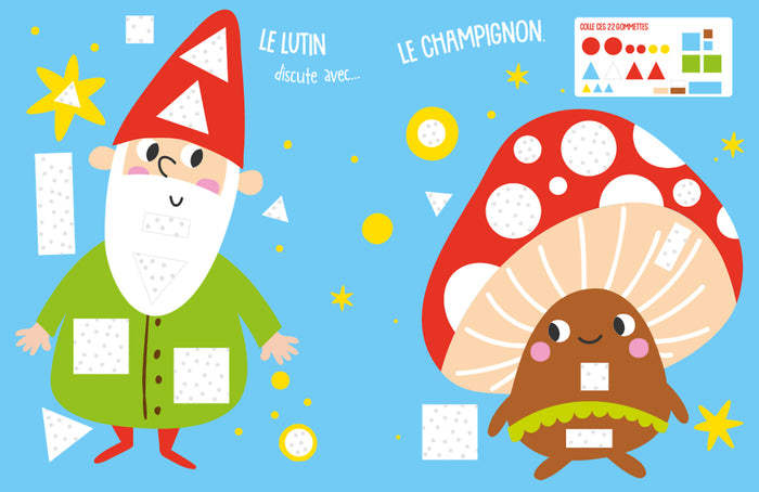 Mon cahier de gommettes - Forêt