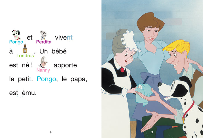 Les 101 dalmatiens, CP Niveau 1