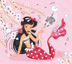 Cartes à pailleter - Sirènes