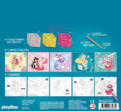 Cartes à pailleter - Sirènes