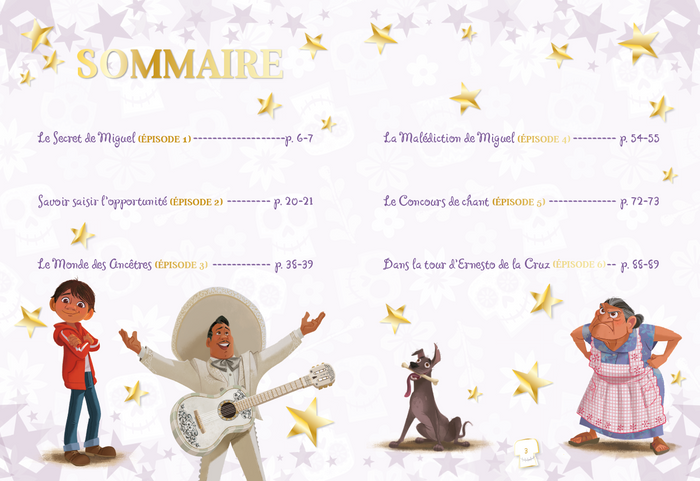 Coco - 5 minutes pour s'endormir - 12 histoires avec Miguel et Coco - Disney Pixar