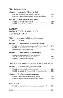 Droit de l'environnement