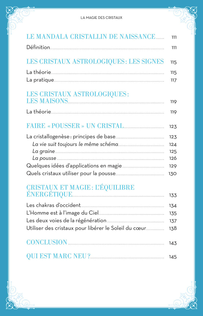 La magie des cristaux