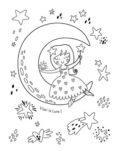 Fées et Licornes - Mes planches d'artiste à colorier