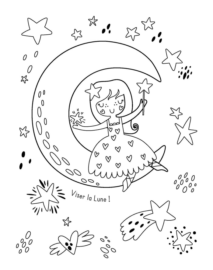 Fées et Licornes - Mes planches d'artiste à colorier