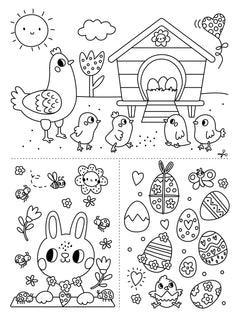 MON COFFRET DE FEUTRES CRAIE - DESSINER SUR LES VITRES PÂQUES