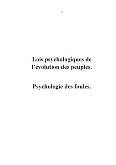 Psychologie des foules