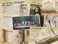 Détache... et crée les inventions de Léonard de Vinci