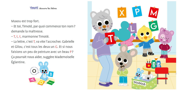 Timoté découvre les lettres