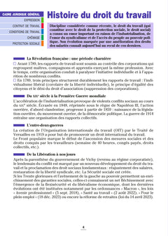 La législation du travail - 6