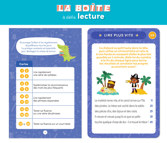La boîte à défis lecture