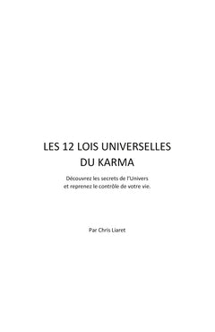 Les 12 Lois Universelles du Karma