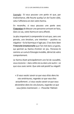 Les 12 Lois Universelles du Karma