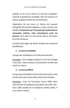 Les 12 Lois Universelles du Karma