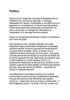 Traitement d'une Hernie Inguinale Sans Opération!