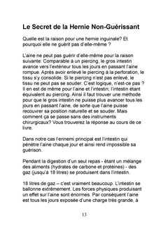 Traitement d'une Hernie Inguinale Sans Opération!