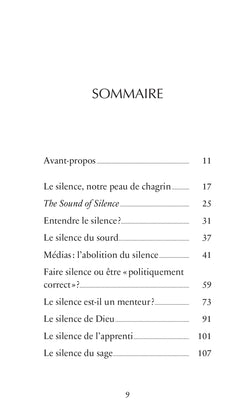 Petit Traité du silence à l'usage des gens bruyants