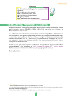 Réussir mon CRPE - Français M2 cahier d'entrainement 2027-2028