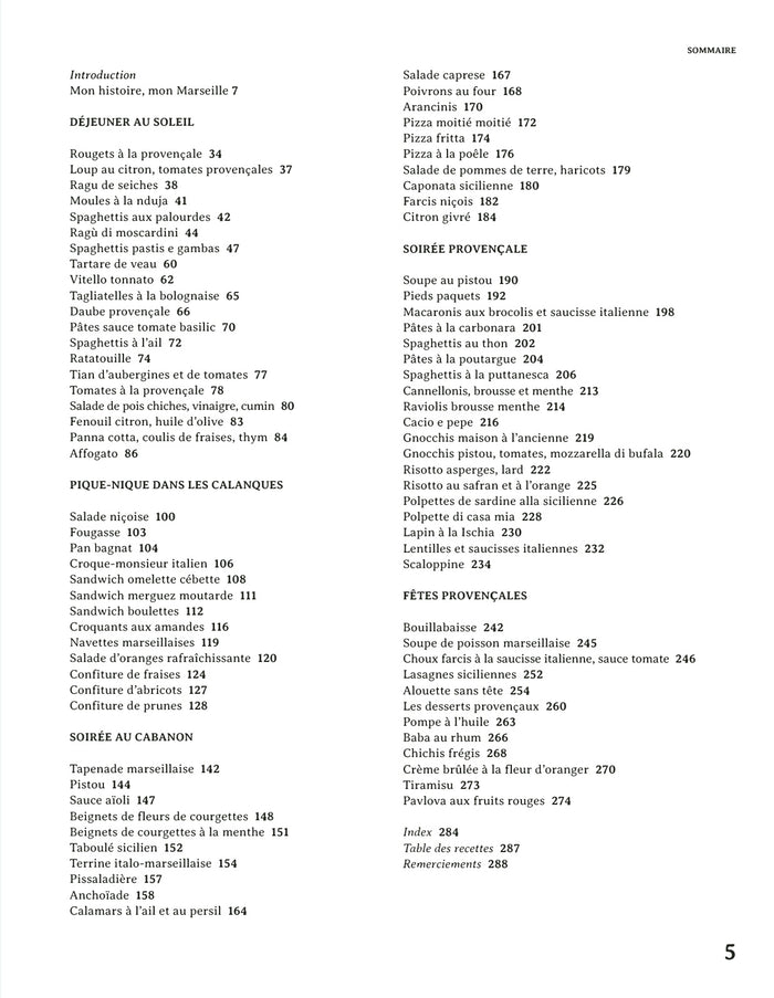 à la table de la bonne mère