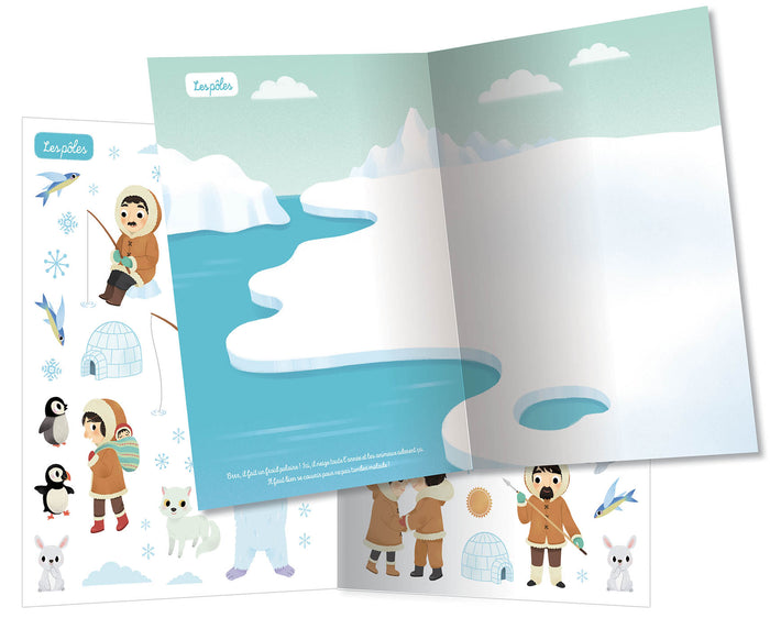 250 autocollants autour du monde