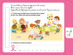 Ma journée à la maternelle graphisme couleurs chiffres