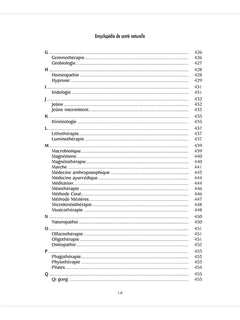 L'encyclopédie de santé naturelle