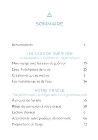 La Magie des eaux guérisseuses - Cartes oracle