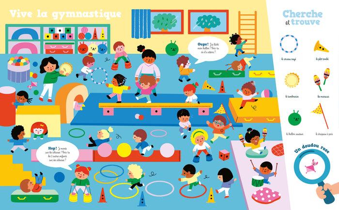 Cherche et trouve : l'école maternelle