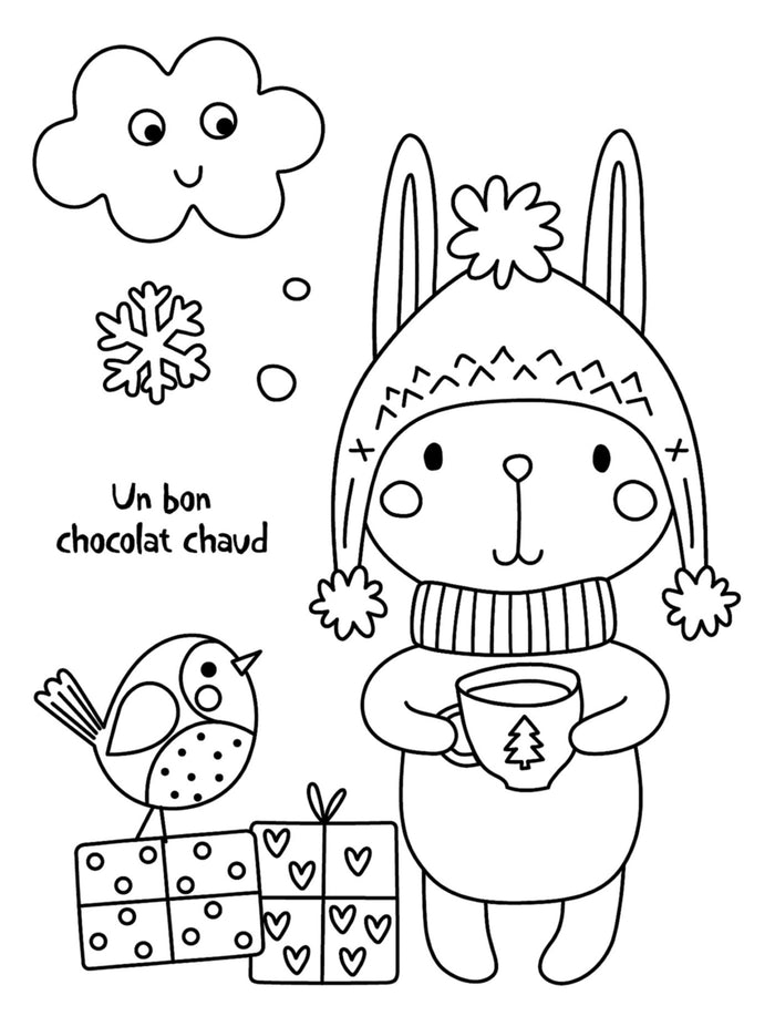 Mon super livre de coloriages - Hiver