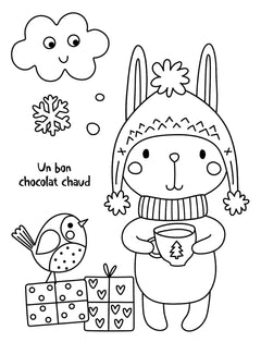 MON SUPER LIVRE DE COLORIAGES - HIVER