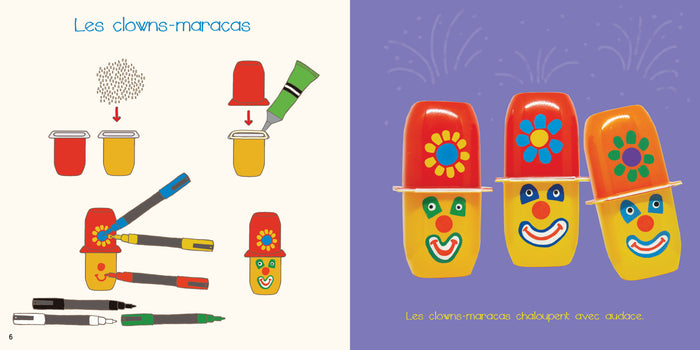 Transforme les pots de yaourt