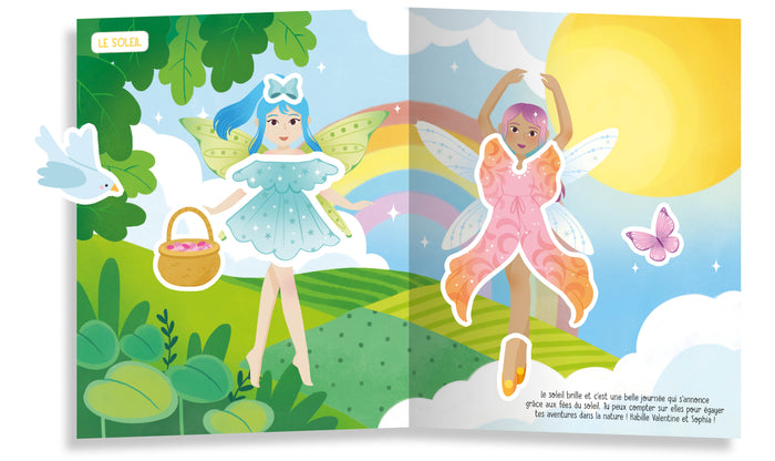 Mes 500 autocollants créatifs - Au pays des fées magiques