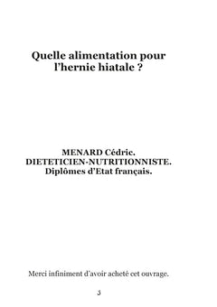 Quelle alimentation pour l'hernie hiatale ?
