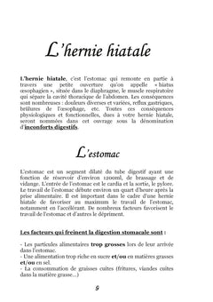 Quelle alimentation pour l'hernie hiatale ?