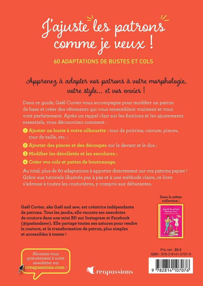 J'ajuste mes patrons comme je veux ! - Spécial Bustes et cols
