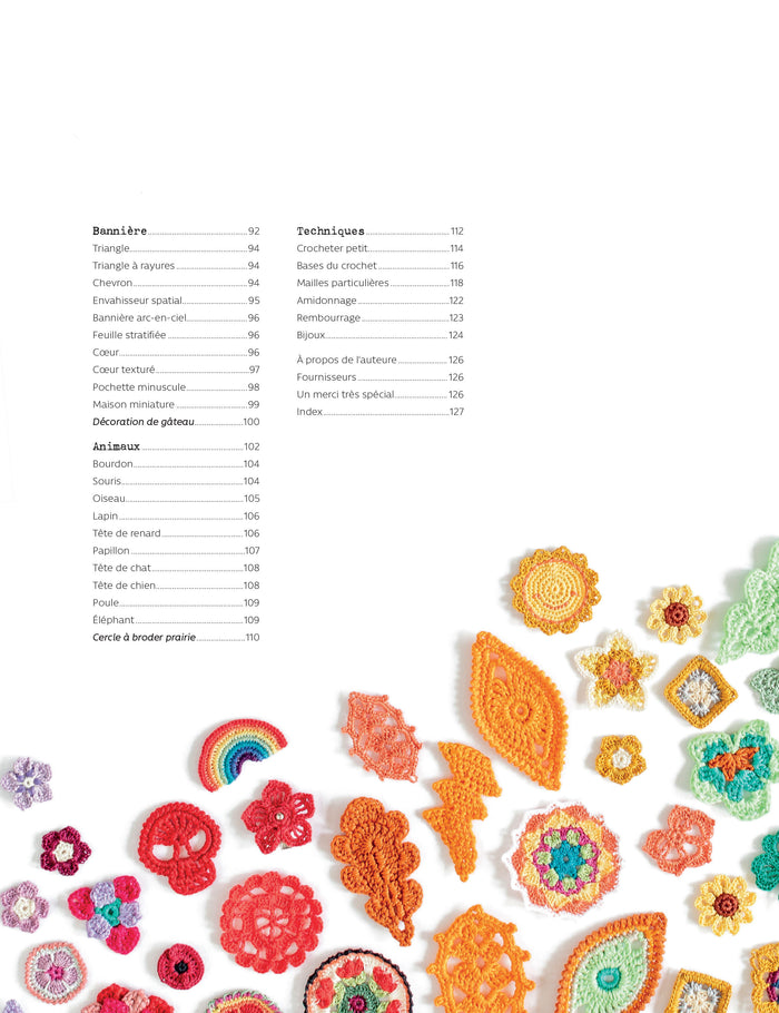 100 motifs de micro crochet