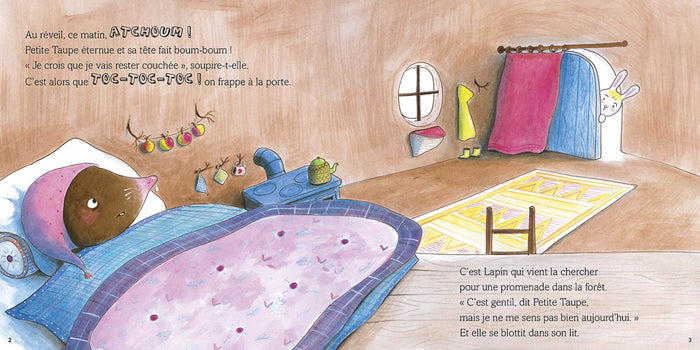 Petite taupe est malade