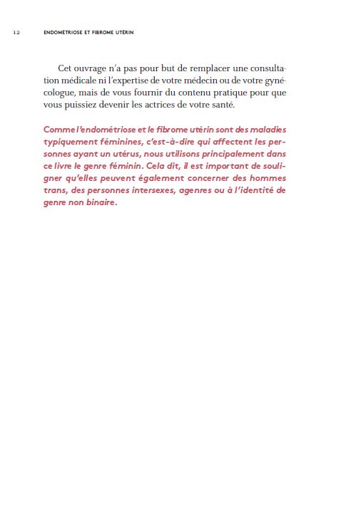 Endométriose et fibrome utérin - De la souffrance à l'action