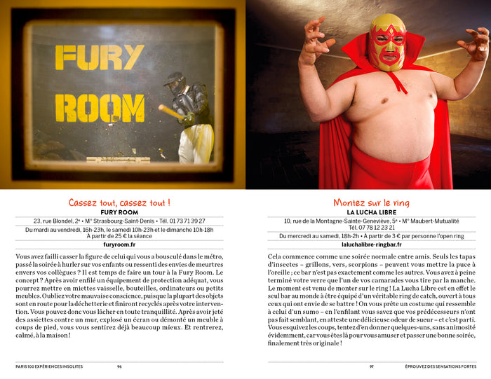 Paris 100 expériences insolites