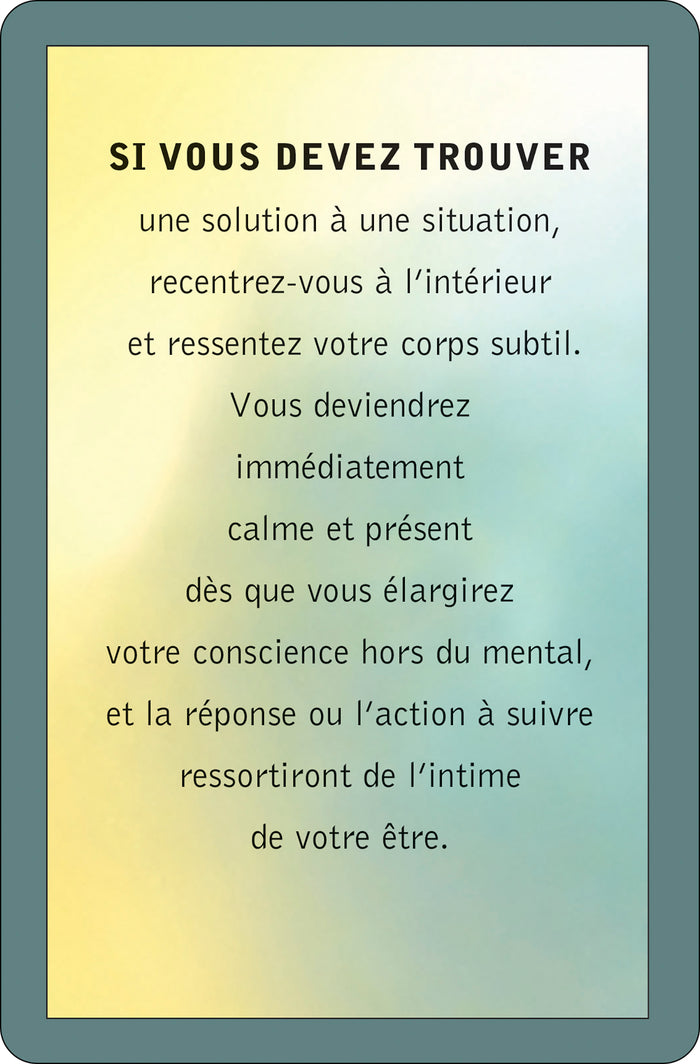 Le pouvoir du moment présent