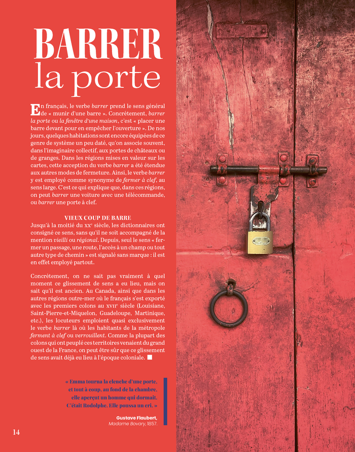 Comme on dit chez nous